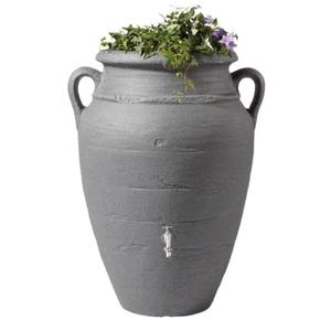 Antique Amphora Rainwater Tank 360L - Dark Granite