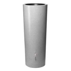 Stone 2in1 350L Rainwater Tank - Silver