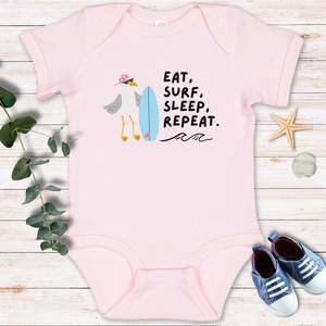 Frontpage: Eat surf sleep 2 Bodysuit