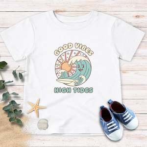 Good Vibes High Tides Toddler Tee