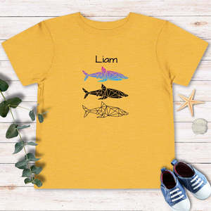 Personalized Sharks Toddler Tee