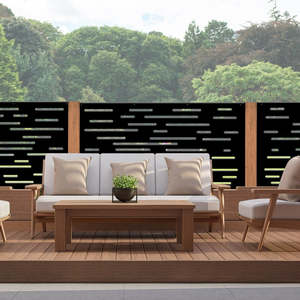 Laser Cut Balustrade Panel - The Horizontal Lines