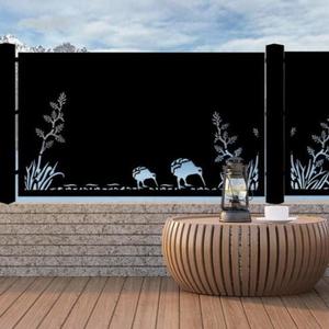 Flex With Kiwi - Kiwi Bush Canvas Collection of Balustrades ( 1800 x 1100 mm )
