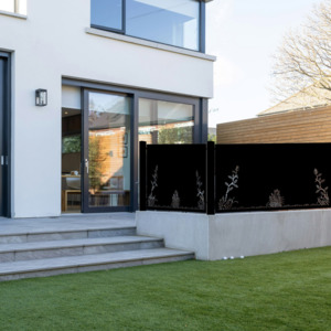 Flax 1 - Kiwi Bush Collection of Balustrades ( 1735 x 1100 mm )