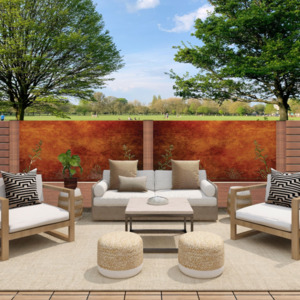 Balustrades Low Deck Fences: Flax 4 -  Balustrades ( 1735 x 1100 mm )