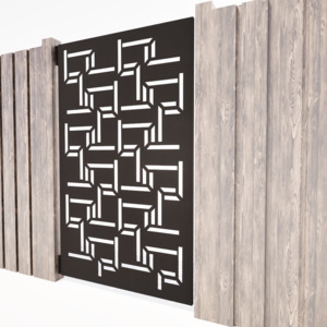 Pedestrian Gates Nz: Pedestrian Gate  - Random Lines