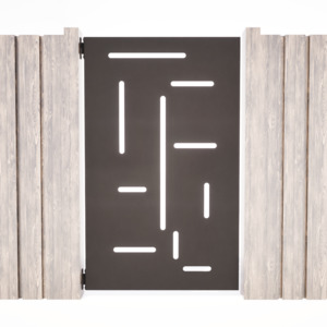 Garden Privacy Gates - Vertical & Horizontal I Corten Steel or Powder Coated