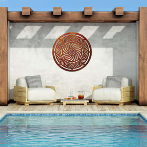 Rhythm of Lines - Mandala Laser cut wall Art