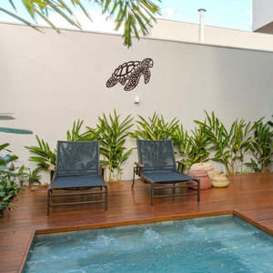 Turtle Tide- Laser Cut Metal Wall Decoration