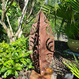 Curves of Unity - Corten Steel Garden Sculpture