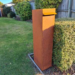 Letterboxes Parcel Drop Boxes: Customisable Free Standing Pillar Letterbox - The Post