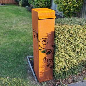 Fern Frond - Free Standing Letterbox