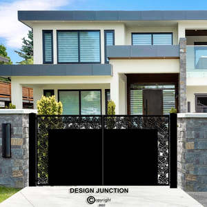 Driveway Gates: Driveway Gate - The Monstera Grove