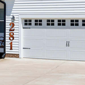 Corten Steel House Numbers Bernard (300 mm)