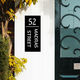 Create Your House Address Sign Plate - 60 x 30 cm V&H