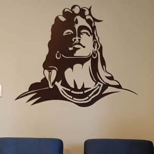 Wall Art: "Adiyogi - The First Yogi" - Metal Wall Art
