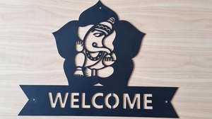 Clearance: Welcome Ganesha Monogram -  ** Clearance **