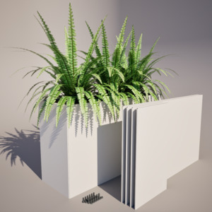 Garden Essentials Kitset Planter Boxes And Garden Edging: Flatpack Powder Coated Steel Trough Planter 550 mm High - Made in New Zealand