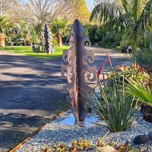 Black Friday Deal - Surf Symphony -  Corten Steel Garden Sculpture