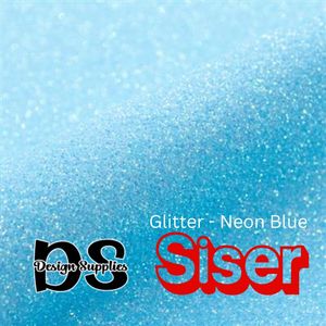Siser Glitter 2: Siser Glitter 2 - Neon Blue