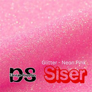 Siser Glitter 2: Siser Glitter 2 - Neon Pink