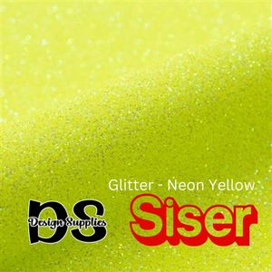 Siser Glitter 2 - Neon Yellow