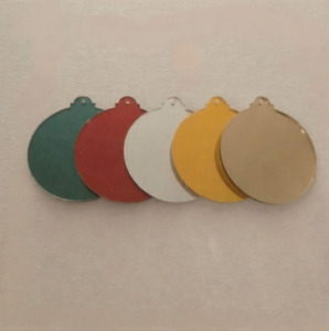 Acrylic Blanks Christmas: Acrylic - 3 Inch Bauble - Mirror