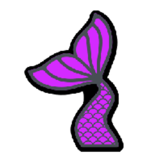 Acrylic Blanks Animal: Acrylic - Mermaid Tail