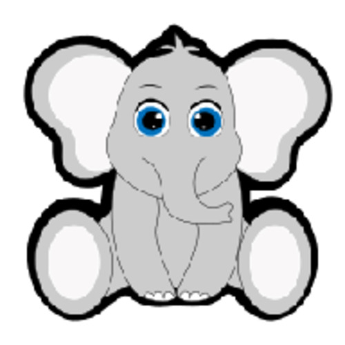Acrylic Blanks Animal: Acrylic - Elephant