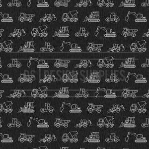 Construction White on Black