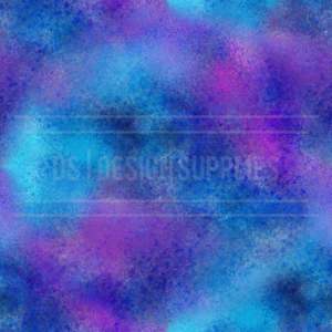 Patterned Rainbow Patterns: Blue Galaxy