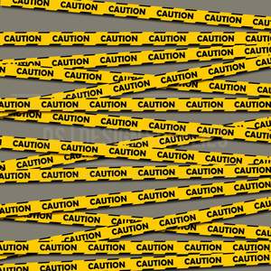 Patterned Rainbow Patterns: Caution Tape