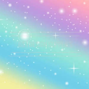 Patterned Rainbow Patterns: Pastel Starlight