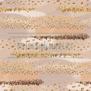 Patterned Brushstrokes Stripes Chevron: Beige Brushstroke