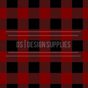 Patterned Brushstrokes Stripes Chevron: Red and Black Plaid