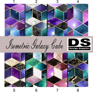 Isometric Galaxy Cube