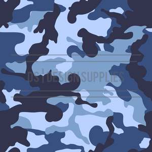 Patterned Camo: Blue Camo