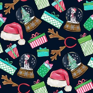 Patterned Floral: Christmas Globe