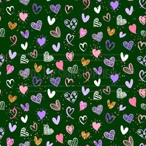 Patterned Floral: Forest Hearts