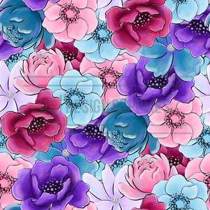 Patterned Floral: Winter Flowers