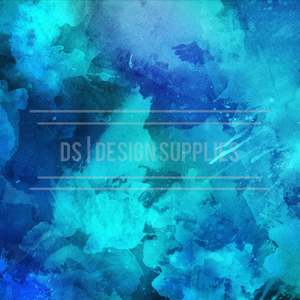 Patterned Watercolour: Ocean Smoke