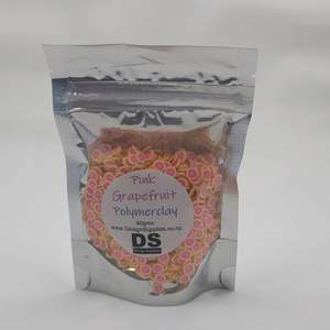 Polymerclay: Polymer Clay - Pink Grapefruit