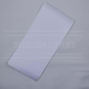 Blanks For Heat Transfer Iron On: Satin Ribbon Sash - White