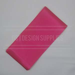 Blanks For Heat Transfer Iron On: Satin Ribbon Sash - Hot Pink