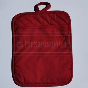 Blanks For Heat Transfer Iron On: Pot Holder - Red