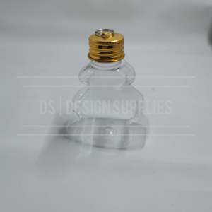 Blanks For Adhesive Vinyl Sticky: 50ml Booze Bauble - Christmas Tree Gold