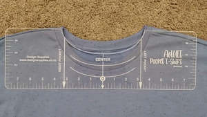 Tools And Accessories: Adult Pocket Large Shirt Alignment Acrylic