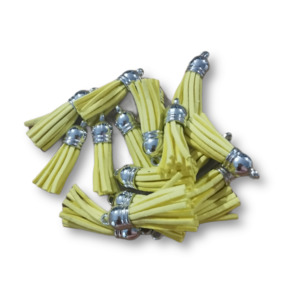 Tassels: 10 Pack Sunshine Yellow Tassels