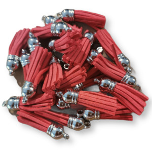 Tassels: 10 Pack Peach Coral Tassels