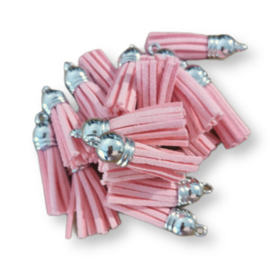 Tassels: 10 Pack Candy Pink Tassels